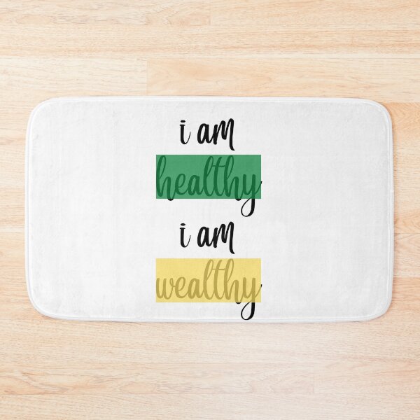 Item preview, i am healthy i am wealthy designed and sold by Kilvish.