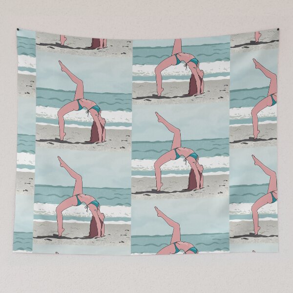 Item preview, Yoga by the beach designed and sold by Laccy.