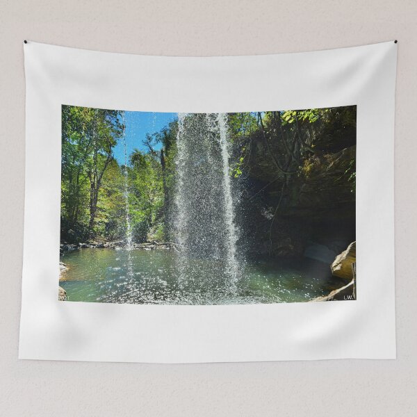 Item preview, Behind Buttermilk FallsHomewood Falls Beaver PA designed and sold by LisaWootenPhoto.