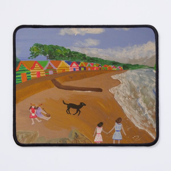 Item preview, Playful Day by the Beach at Mudeford UK designed and sold by Casimirasart.