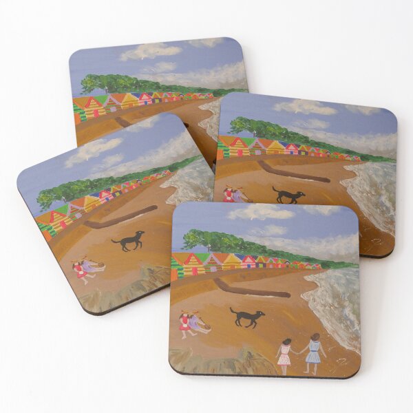 Item preview, Playful Day by the Beach at Mudeford UK designed and sold by Casimirasart.