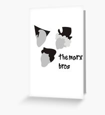 The Marx Bros Greeting Card