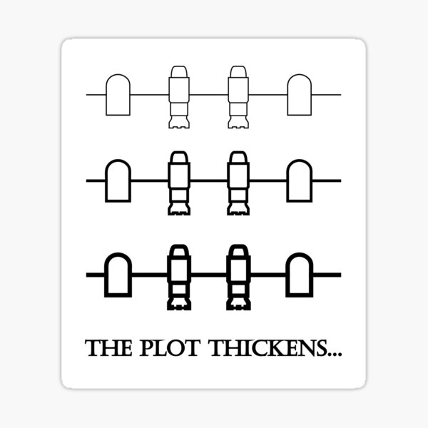 Item preview, The Plot Thickens designed and sold by poiseandpuns.