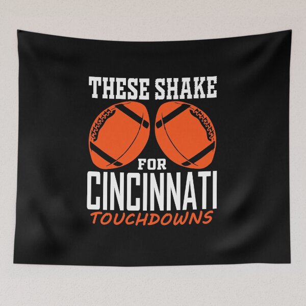 Item preview, Funny Cincinnati Football Fan - These Shake For TDs designed and sold by doiron3525.