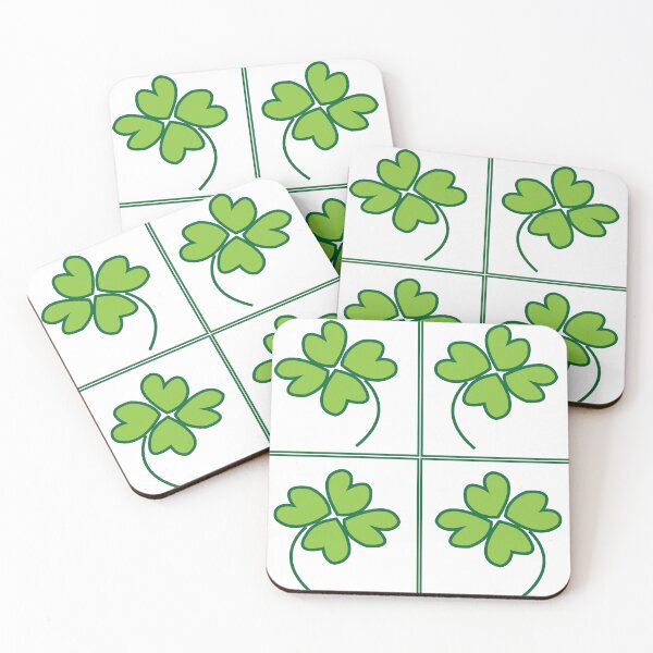 Item preview, Four Leaf Clover Geometric Seamless Pattern designed and sold by Nisha Prabhu.