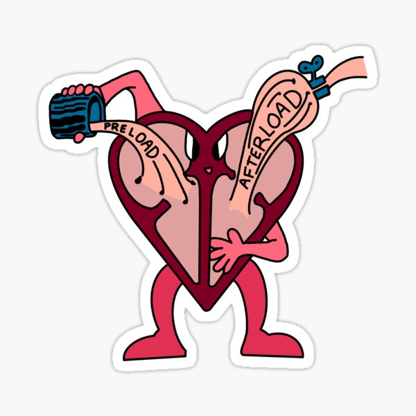 Parts of the Heart Sticker for Sale by spartan-54