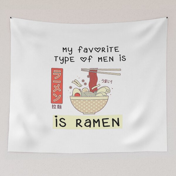 Item preview,  my favorite type of men is ramen  funny classic t-shirt designed and sold by azzeddine  ⭐⭐⭐⭐⭐.