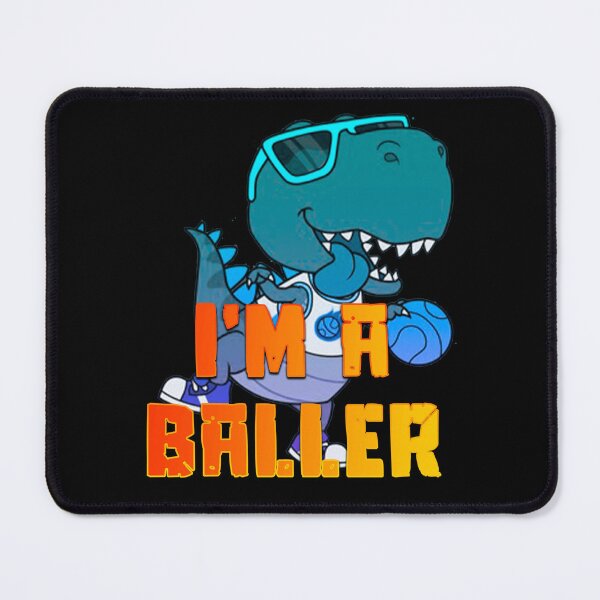Item preview, Dinosaur playing basketball designed and sold by devArtsDesigns.