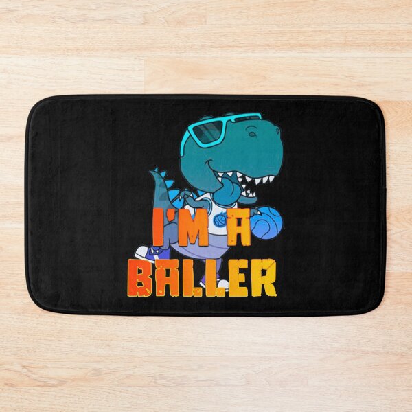 Item preview, Dinosaur playing basketball designed and sold by devArtsDesigns.