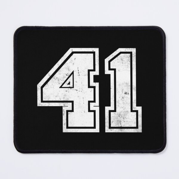Item preview, Sports Jersey Birthday Age Lucky No. Distressed Number 41 Essential T-Shirt designed and sold by mercedesfr47.