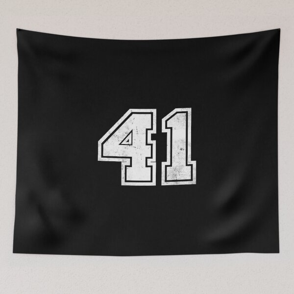 Item preview, Sports Jersey Birthday Age Lucky No. Distressed Number 41 Essential T-Shirt designed and sold by mercedesfr47.