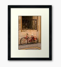Parisan Bicycle Framed Print
