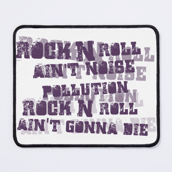 Item preview, rock n roll aint noise pollution designed and sold by Flashboy.