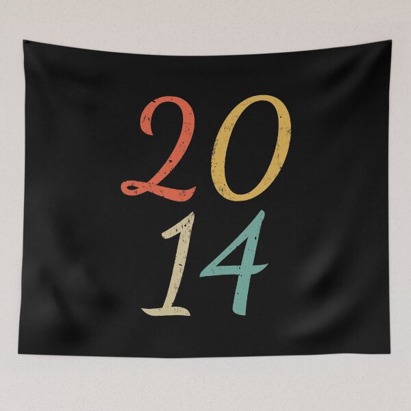 Item preview, Classic Vintage Style 2014 Birthday Distressed designed and sold by MSA-42.