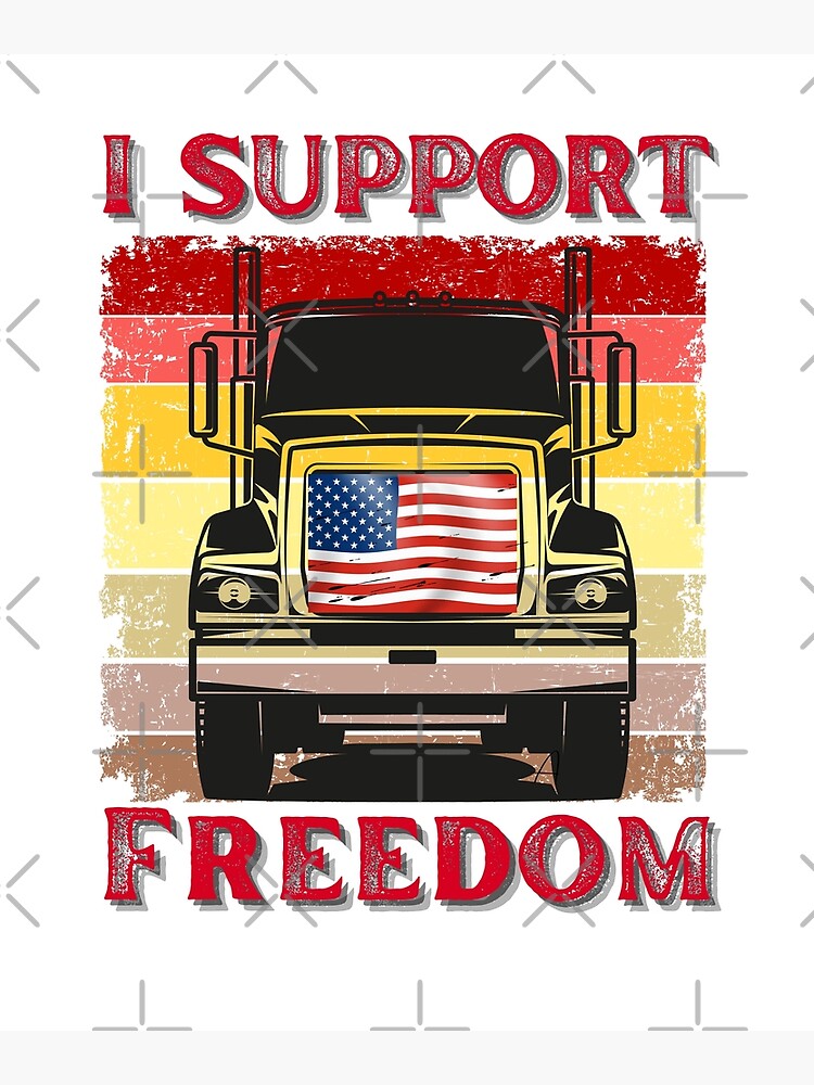 Canada Freedom Convoy 2022 Canadian Trucker Rule O T-shirt Sold By - Foto 9