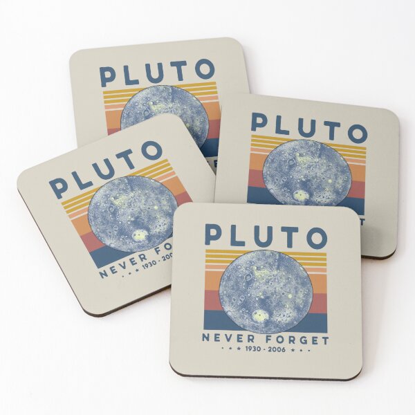 Item preview,  Retro Space - Pluto Never Forget  designed and sold by amethystdesign.