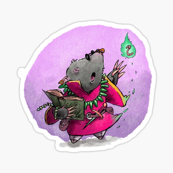 Cute RPG Summoner Sticker
