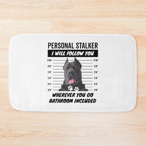 Item preview, Personal Stalker Dog – Cropped Ears Blue Cane Corso designed and sold by More Cute Dogs.