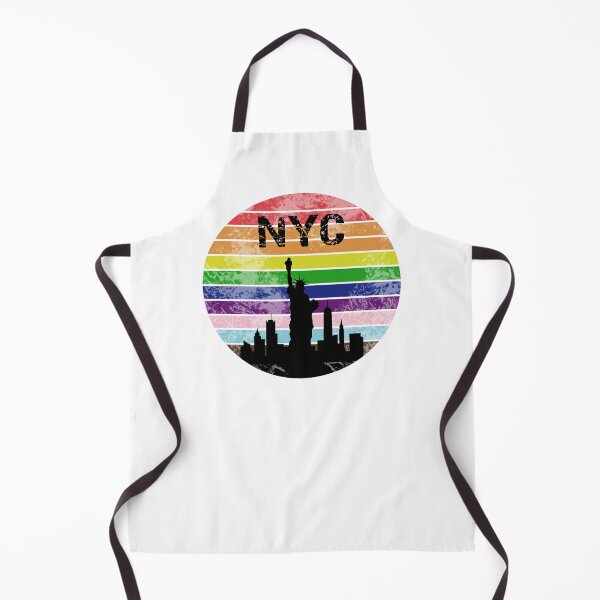 Item preview, NYC New York Pride Rainbow Sunset City Skyline designed and sold by StudioFourty2.