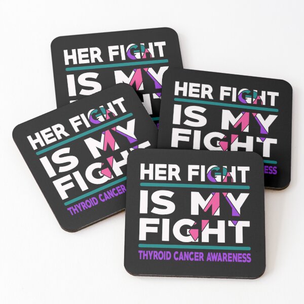 Item preview, Her Fight Is My Fight Thyroid Cancer Awareness T-Shirt designed and sold by RulePham.