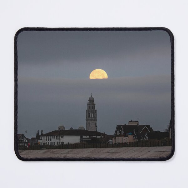 Item preview, Full Moon Setting over church designed and sold by Mark Liebenberg.