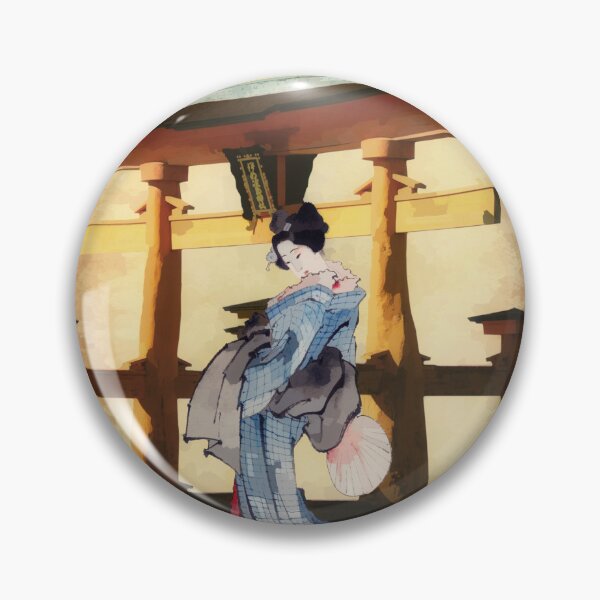 Item preview, Japanese Geisha Girl and Torii Gate designed and sold by James DeFazio.