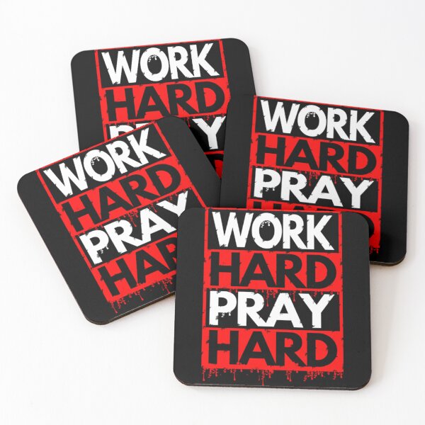 Item preview, WORK HARD PRAY HARD designed and sold by zumamazu.