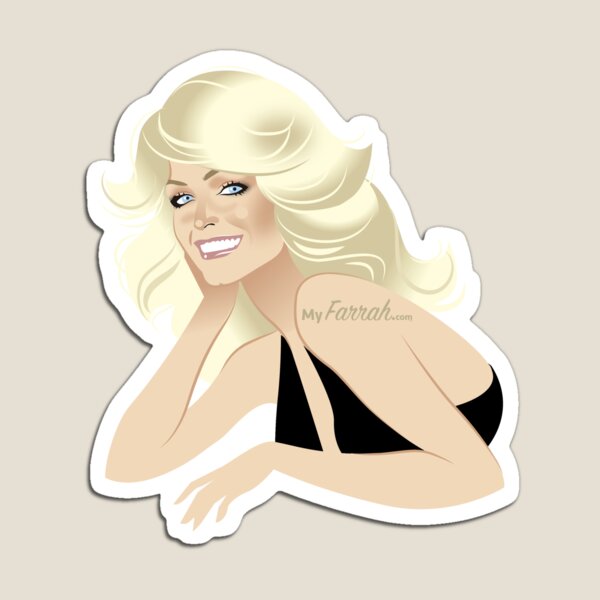 Farrah Black Dress Magnet