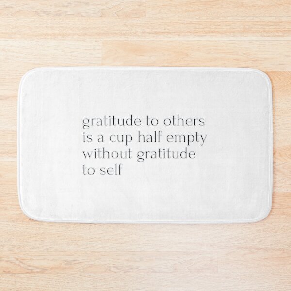 Item preview, Gratitude to others is a cup half empty.. designed and sold by tdkrbooks.