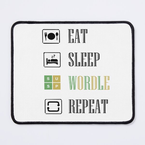 Item preview, Eat sleep wordle repeat game designed and sold by Ach B.