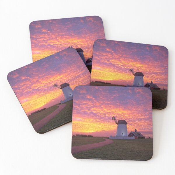 Item preview, Winter Sunrise over Lytham Windmill designed and sold by Mark Liebenberg.