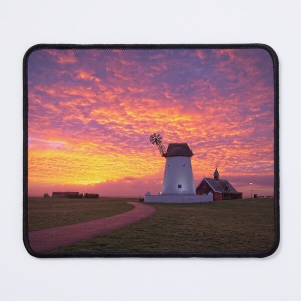 Item preview, Winter Sunrise over Lytham Windmill designed and sold by Mark Liebenberg.