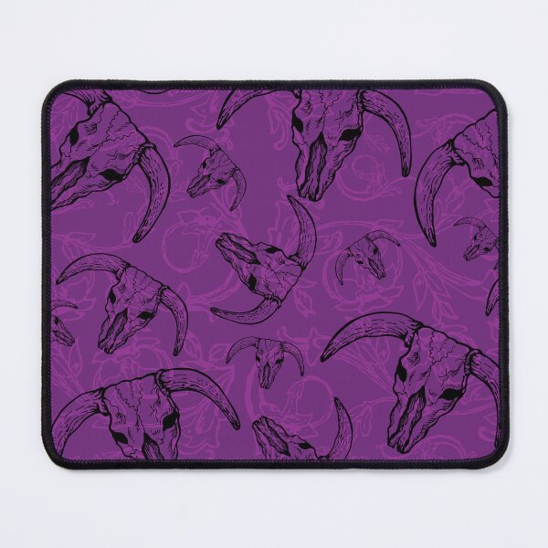 Item preview, Purple Steer Skull Print designed and sold by PinHookPrincess.