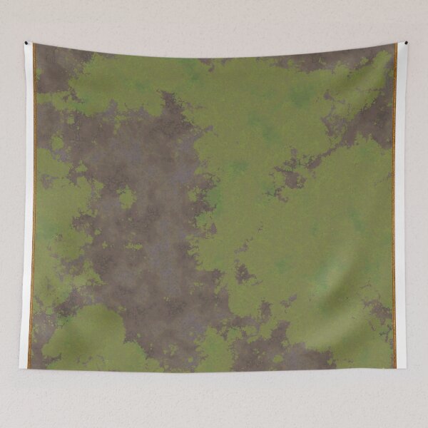 Item preview, Mossy Flagstone Battle Map for Tabletop Miniature Gaming Map designed and sold by Paul David Wilson.