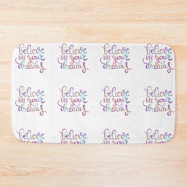 Item preview, elieve in your dream motivational motivational Quote designed and sold by ManifestoDesign.