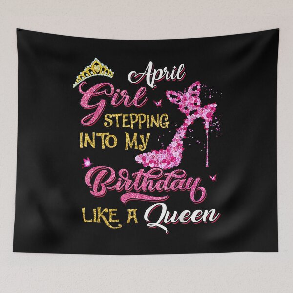 Item preview, April Girls High Heels Stepping Into Birthday Like A Queen designed and sold by moonligh1996.