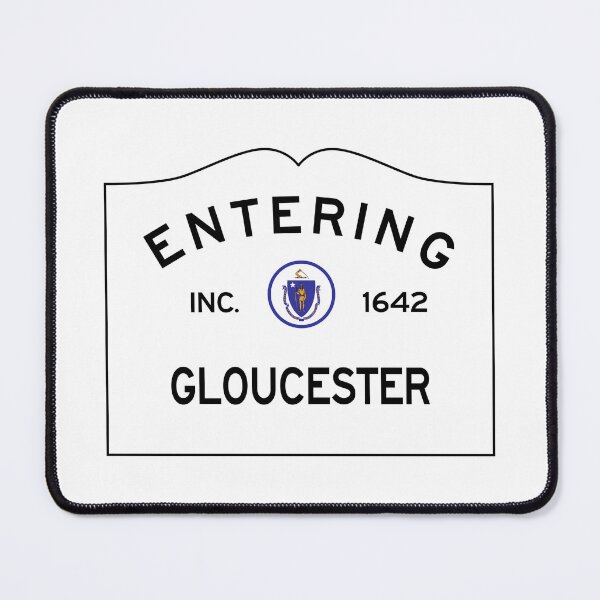 Item preview, Gloucester Massachusetts - Commonwealth of Massachusetts Road Sign  designed and sold by NewNomads.