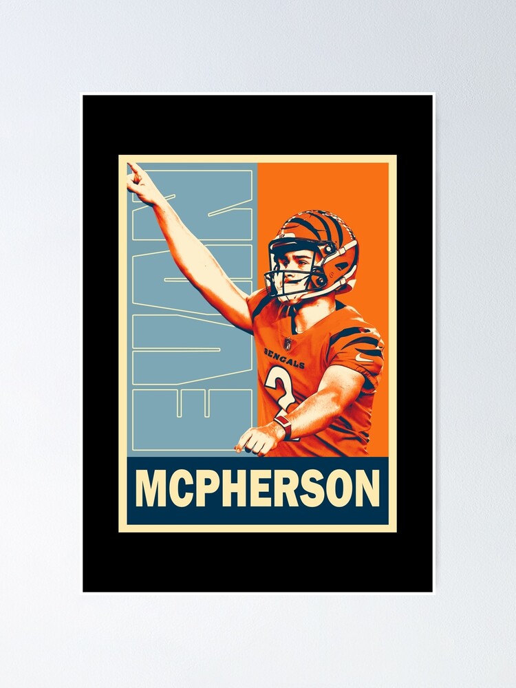 Evan Mcpherson Money Mac Cincinnati Bengals NFL Football Art Picture Print