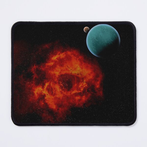 Item preview, Red Nebula Space Battle Map for Miniature Table Top Gaming designed and sold by Paul David Wilson.