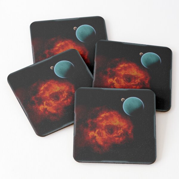 Item preview, Red Nebula Space Battle Map for Miniature Table Top Gaming designed and sold by Paul David Wilson.
