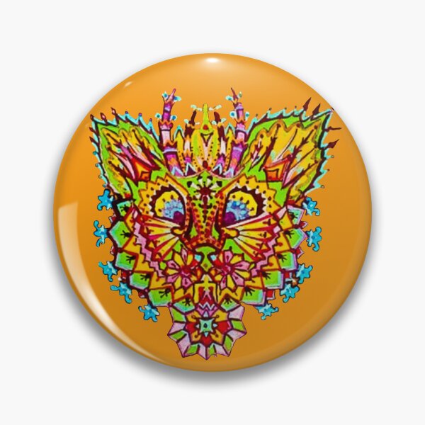 Item preview, Louis Wain, Kaleidoscope Cat Fractal designed and sold by Vatroslav.