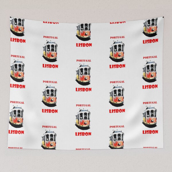 Item preview, Lisboa Lisboa Tranvía rojo Portugal designed and sold by Nadja Leutloff.