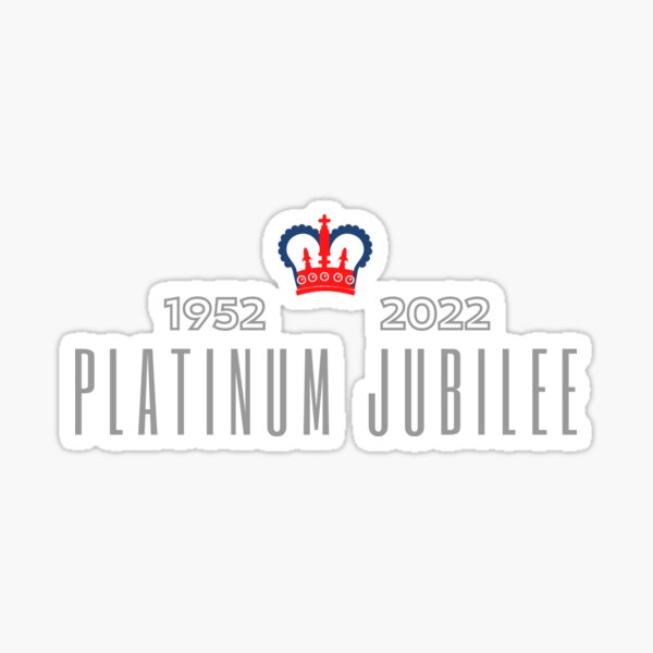 Platinum Jubilee Sticker For Sale By Saud Al Qabbari Redbubble