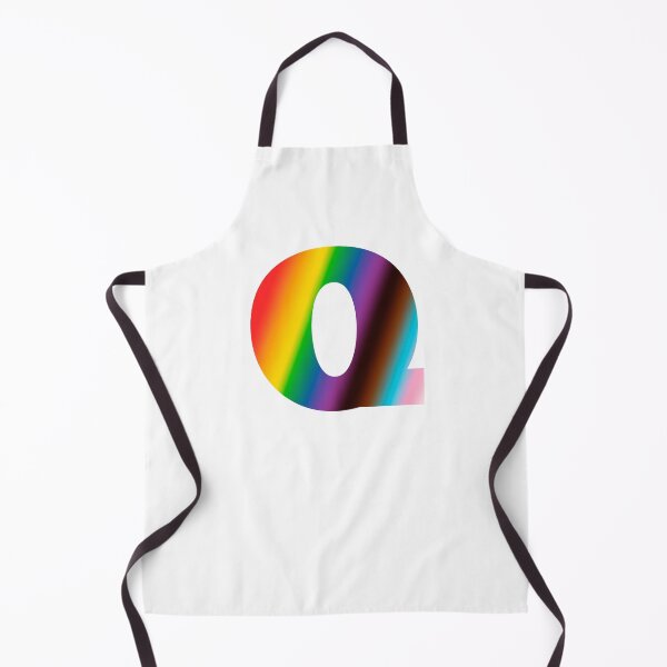 Item preview, LGBTQ+ Gay Pride Rainbow Design "Q" designed and sold by StudioFourty2.