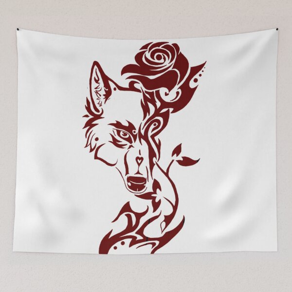 Item preview, Red Wolf Face Art , Colorful designed and sold by MiarCo.