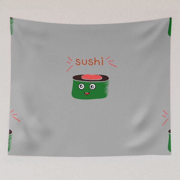Item preview,  i love sushi classic t-shirt designed and sold by azzeddine  ⭐⭐⭐⭐⭐.