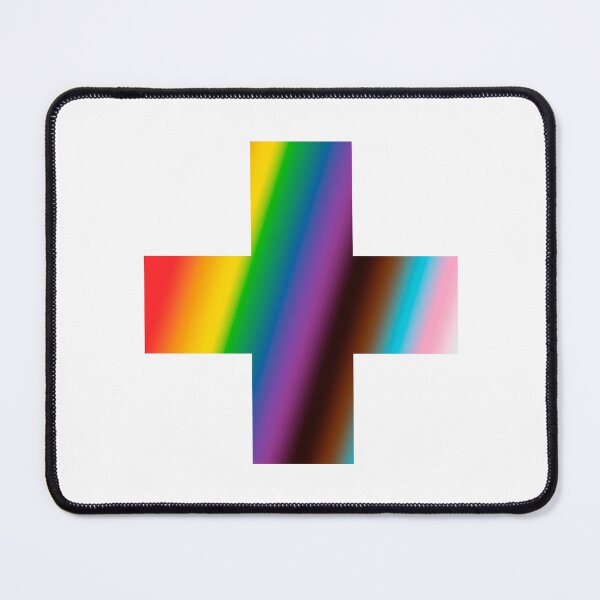Item preview, LGBTQ+ Gay Pride Rainbow Design "+" designed and sold by StudioFourty2.