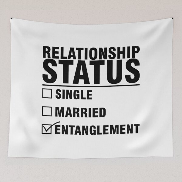 Item preview, Funny Entanglement Relationship Status  designed and sold by NonayMay.