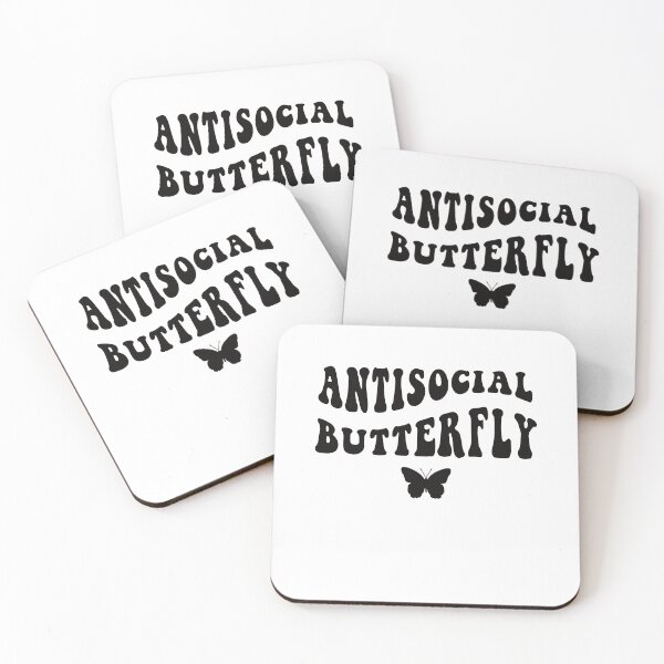 Item preview, Mariposa antisocial designed and sold by ubantee.