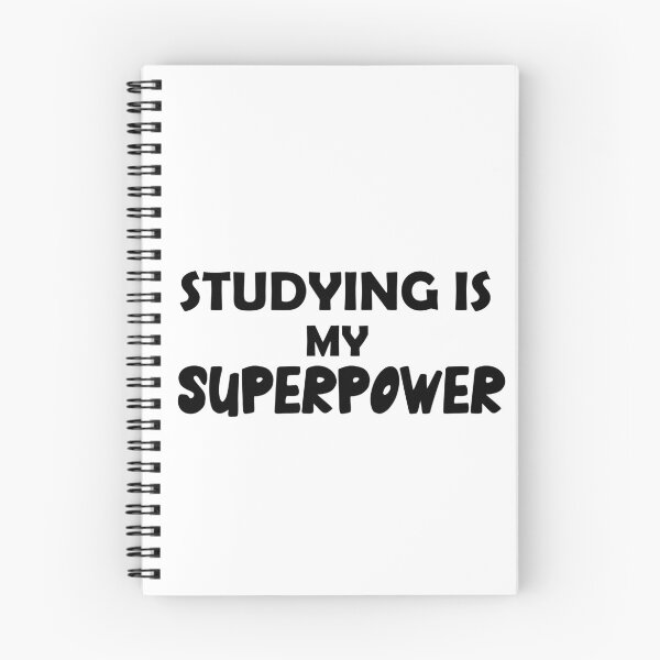 Item preview, Studying Is My Superpower , Funny Simple Text Black And White Font  designed and sold by Every Pet  Shirts.